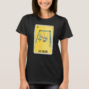 Camiseta Tarjetas de Bingo de Lotería de Los Huevos Mexican