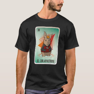 Camiseta Tarjetas de Bingo de Lotería de Modismos Mexicanos