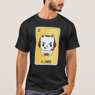 Camiseta Tarjetas de Bingo de Lottery de jerga mexicana El