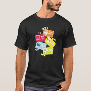 Camiseta Tarjetas de identificación de grupo de Pui Pui Mol