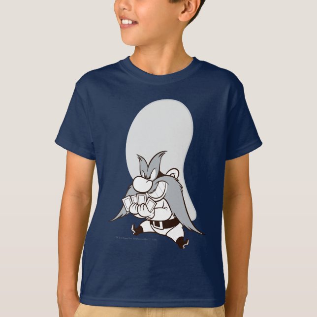 Camiseta Tarjetas de juego de Yosemite Sam (Anverso)