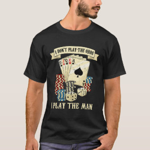 Camiseta Tarjetas De Poker Chips Dices Para Jugadores Graci