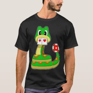 Camiseta Tarjetas de póquer de Snack Poker