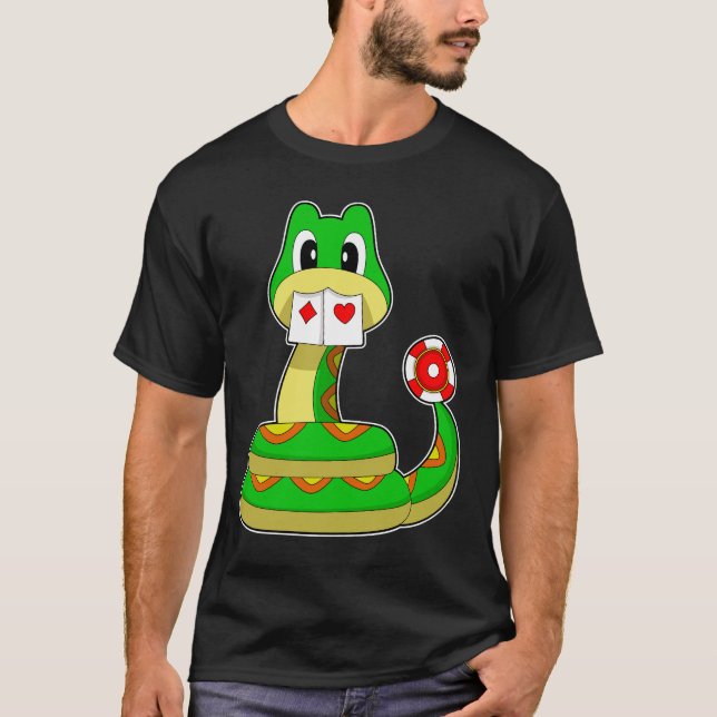 Camiseta Tarjetas de póquer de Snack Poker (Anverso)