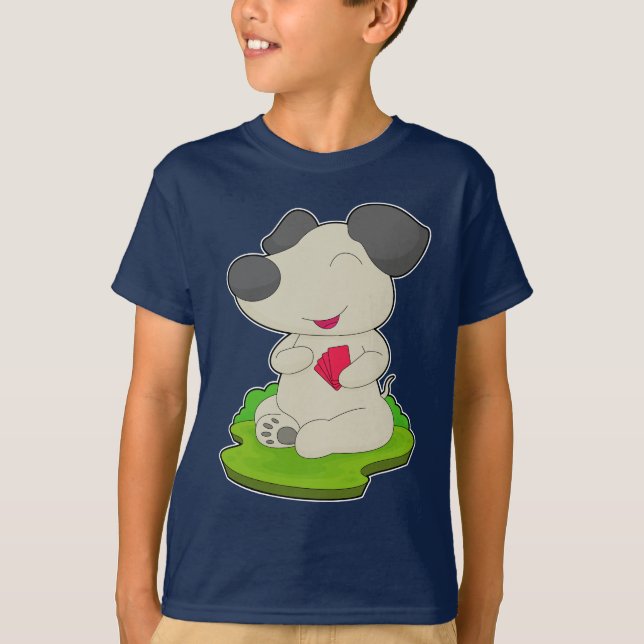 Camiseta Tarjetas de póquer Dog Poker (Anverso)