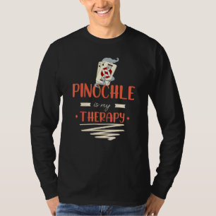 Camiseta Tarjetas de reglas de juego de Pinochle Doble punt