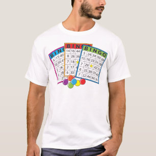 Camiseta Tarjetas del bingo