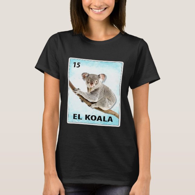 Camiseta Tarjetas Koala Mexicana Koala (Anverso)