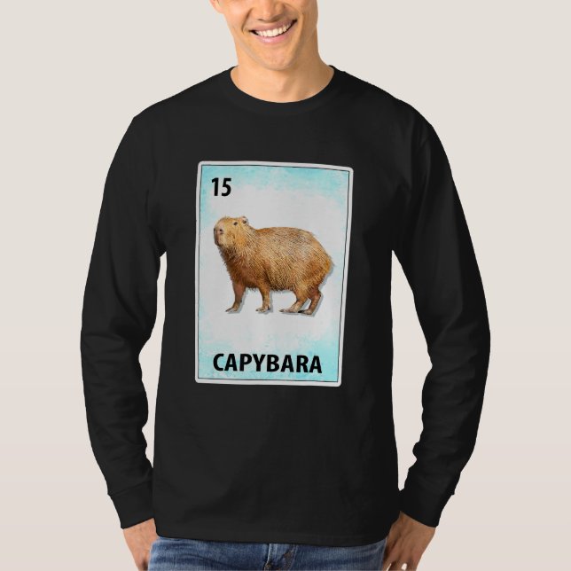Camiseta Tarjetas mexicanas Capybara (Anverso)