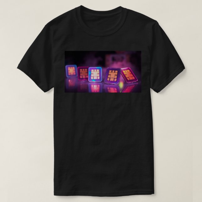 Camiseta Tarjetas SIM (Diseño del anverso)