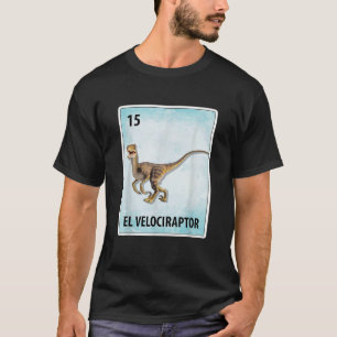 Camiseta Tarjetas Velociraptor Mexicanas de El Velociraptor