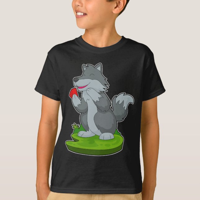 Camiseta Tarjetas Wolf Poker (Anverso)