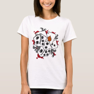 Camiseta Tarjetas y dados