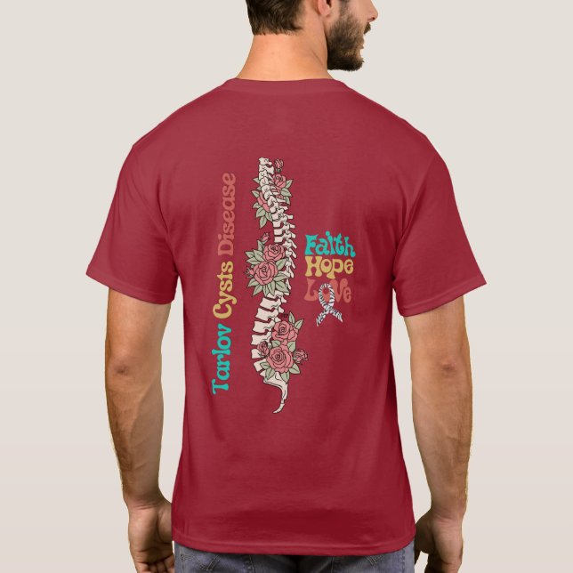 Camiseta Tarlov Cyst Disease T-Shirt (Reverso)