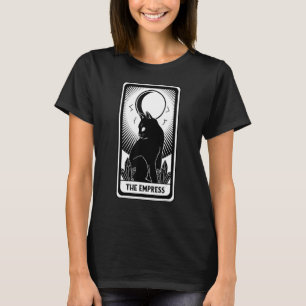 Camiseta Tarot Card Crescent Moon Y Cat