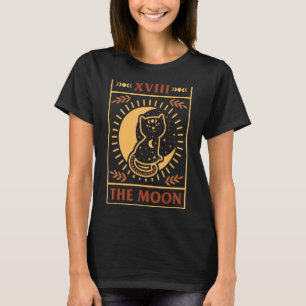 Camiseta Tarot Card Crescent Moon Y Cat