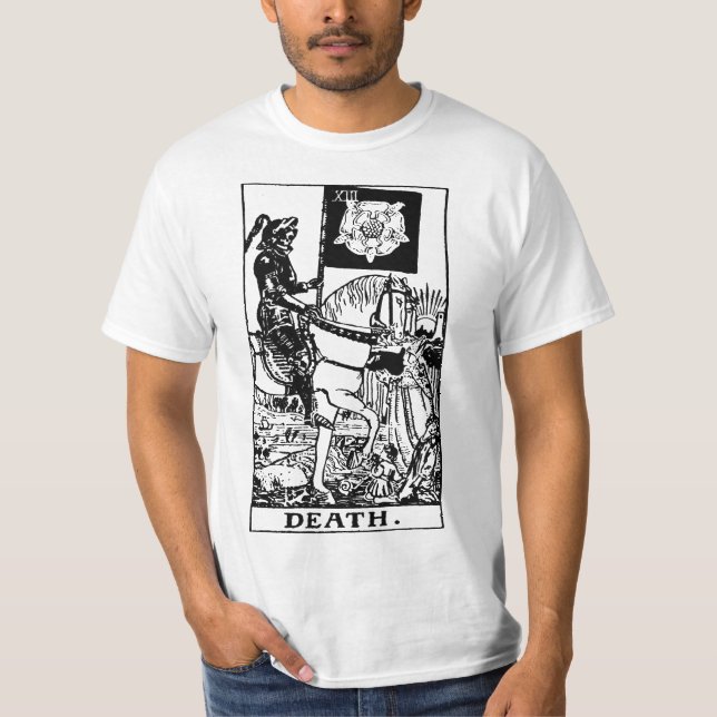 Camiseta Tarot Card DEATH Halloween Costume (Anverso)
