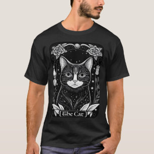 Camiseta Tarot Card El Gato Celestial Gatito Perra Oculta