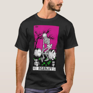 Camiseta Tarot Card Graciosa Gym Deadlifts de entrenamiento