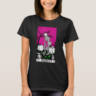 Camiseta Tarot Card Graciosa Gym Deadlifts de entrenamiento