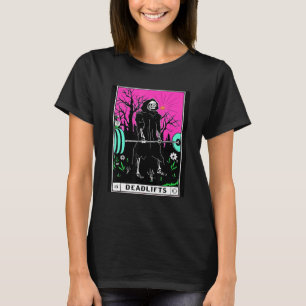 Camiseta Tarot Card Gym Deadlifts de entrenamiento de lectu