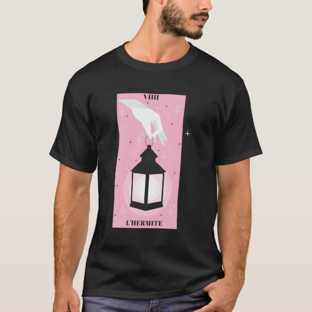 Camiseta Tarot Card L'Hermit Occult (Anverso)