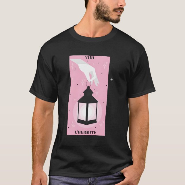Camiseta Tarot Card L'Hermit Occult (Anverso)