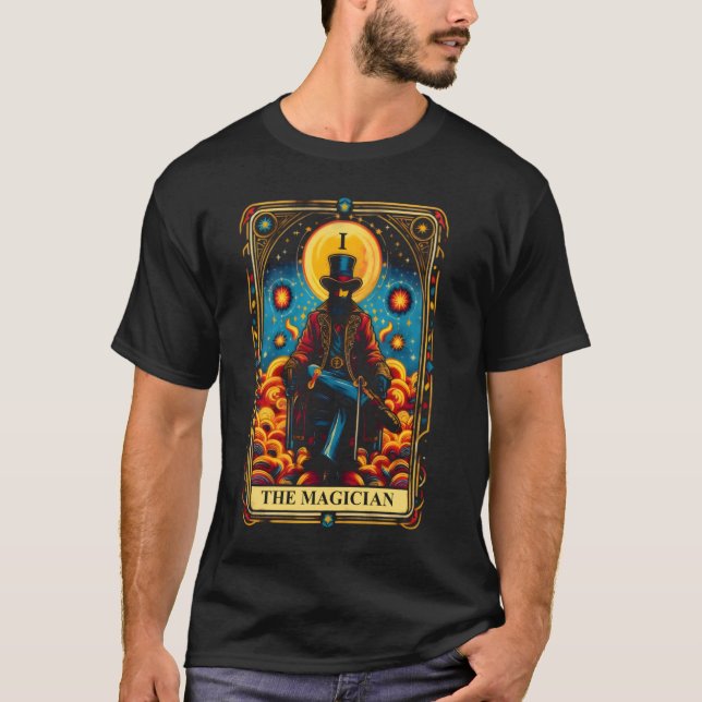 Camiseta Tarot Card Mystical Magician (Anverso)