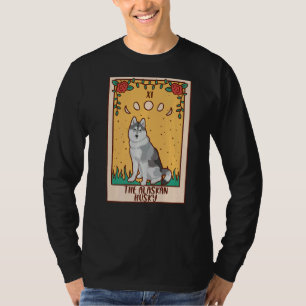 Camiseta Tarot Card Occult Magic Occultism Dog Alaskan Hus