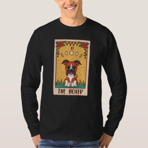 Camiseta Tarot Card Occult Magic Occultism Dog Boxer