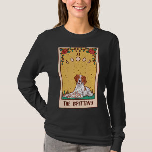 Camiseta Tarot Card Occult Magic Occultism Dog Brittany