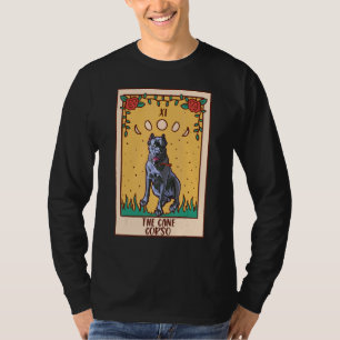 Camiseta Tarot Card Occult Magic Occultism Dog Cane Corso