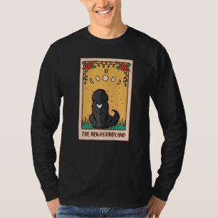 Camiseta Tarot Card Occult Magic Occultism Dog Newfoundlan