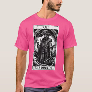 Camiseta Tarot Card Plague Médico Médico Magic Occult Whit