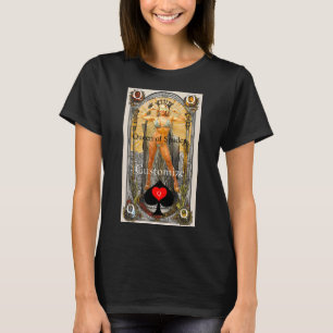 Camiseta Tarot Card Queen of Spades Thunder_Cove