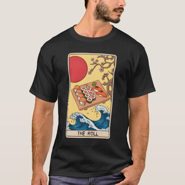 Camiseta Tarot Card Reader Sushi Sushi Eater Japanese Food (Anverso)
