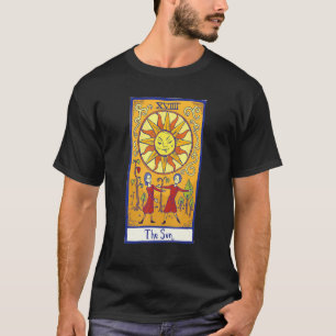 Camiseta Tarot Card Sun The Sun Motif Cards Tarot C