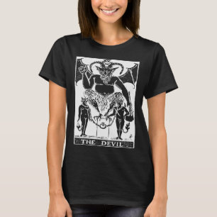 Camiseta Tarot Card The Devil The Devil Occult