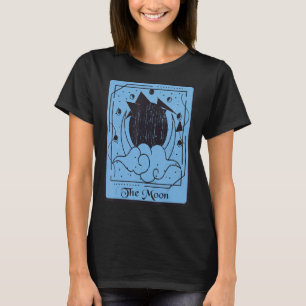 Camiseta Tarot Card The Moon Mystical Cards Moon Occult