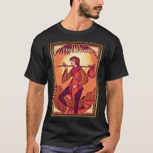 Camiseta Tarot Cards The Fool Moon Occult Fortune Telle