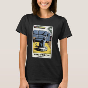 Camiseta Tarot Carta Rueda Robot Aspirador Gato Fur-Tune Cl