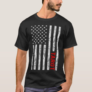 Camiseta Tarot con bandera de Estados Unidos