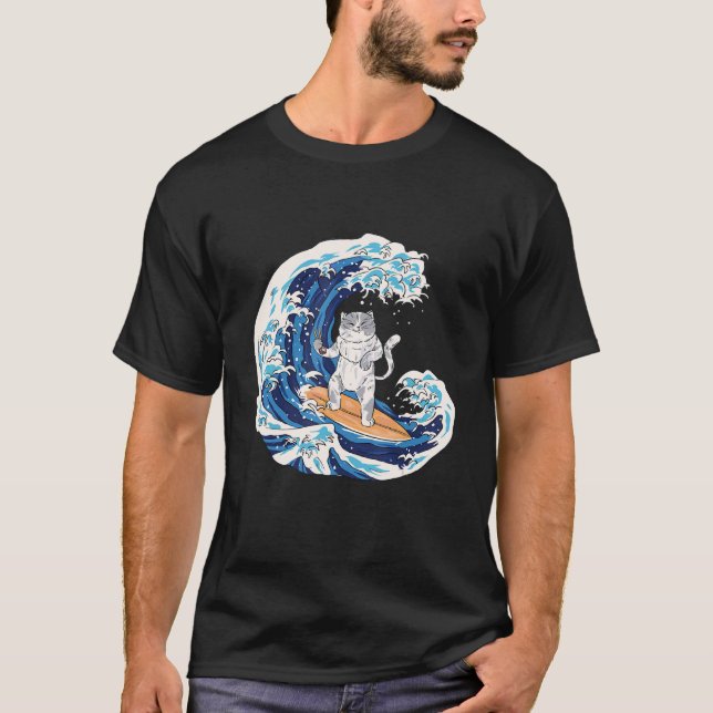 Camiseta Tarot de gato   pez (Anverso)