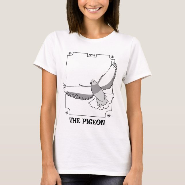 Camiseta Tarot de Paloma de NYC (Anverso)