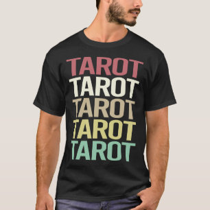 Camiseta Tarot de texto colorido
