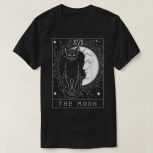 Camiseta Tarot del Gato Místico   Arte de la Carta de la Lu