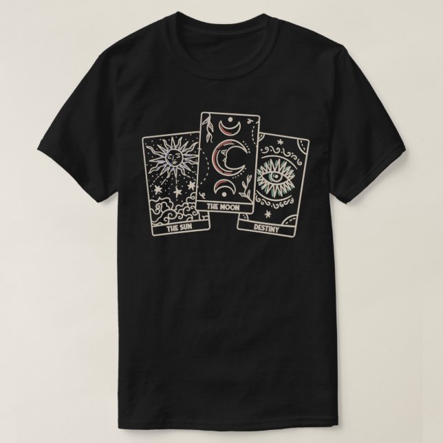 Camiseta Tarot ds Zodiac Horoscope Fortune TelReader In (Diseño del anverso)