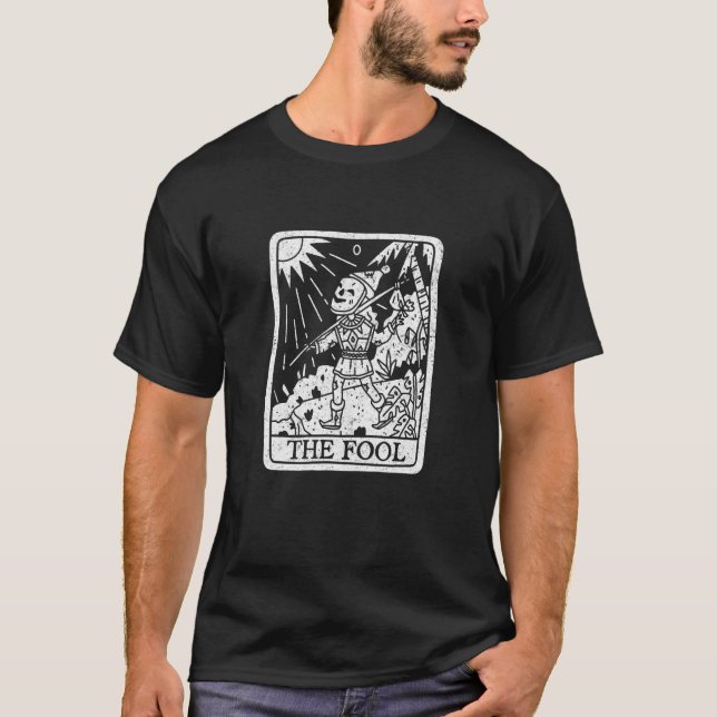 Camiseta Tarot El Gótico Tonto Occult Grunge Baphomet Gótic (Anverso)