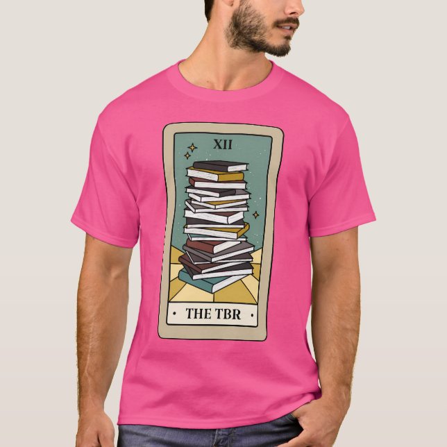 Camiseta Tarot libresco El Tbr (Anverso)