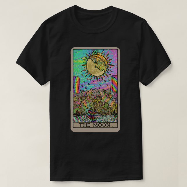 Camiseta Tarot pasiálico La luna Classic TShirt (Diseño del anverso)